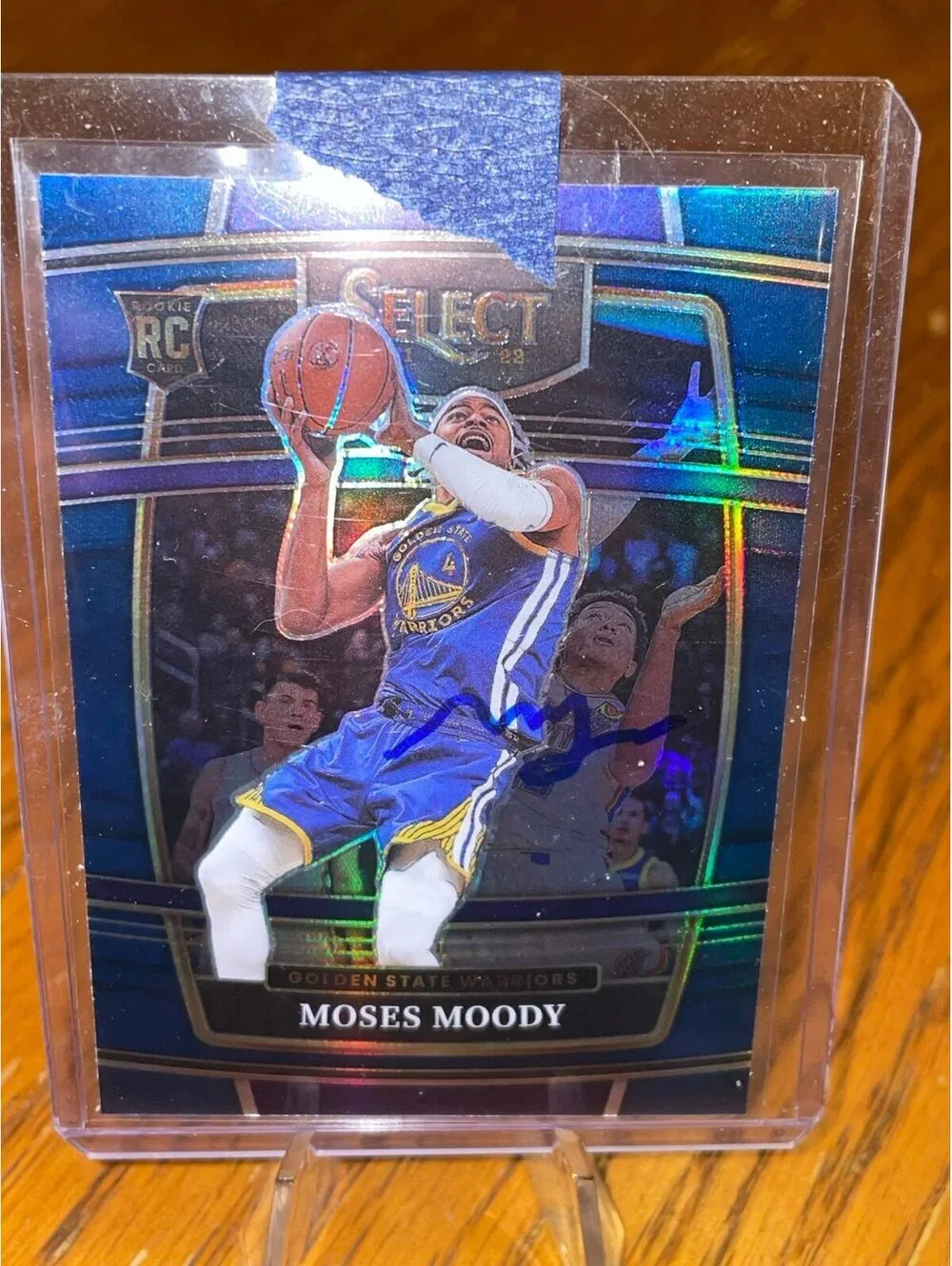 Moses Moody Authentic On Card Autograph COA